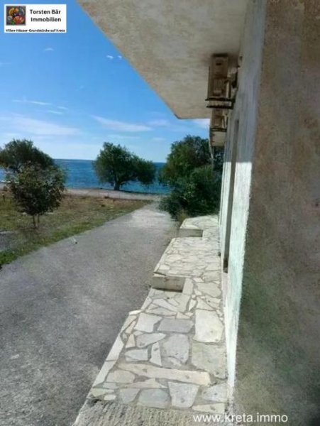 Tsoutsoura Kreta Tsoutsoura: renovierungsb. Apartmenthaus direkt am Meer Haus kaufen
